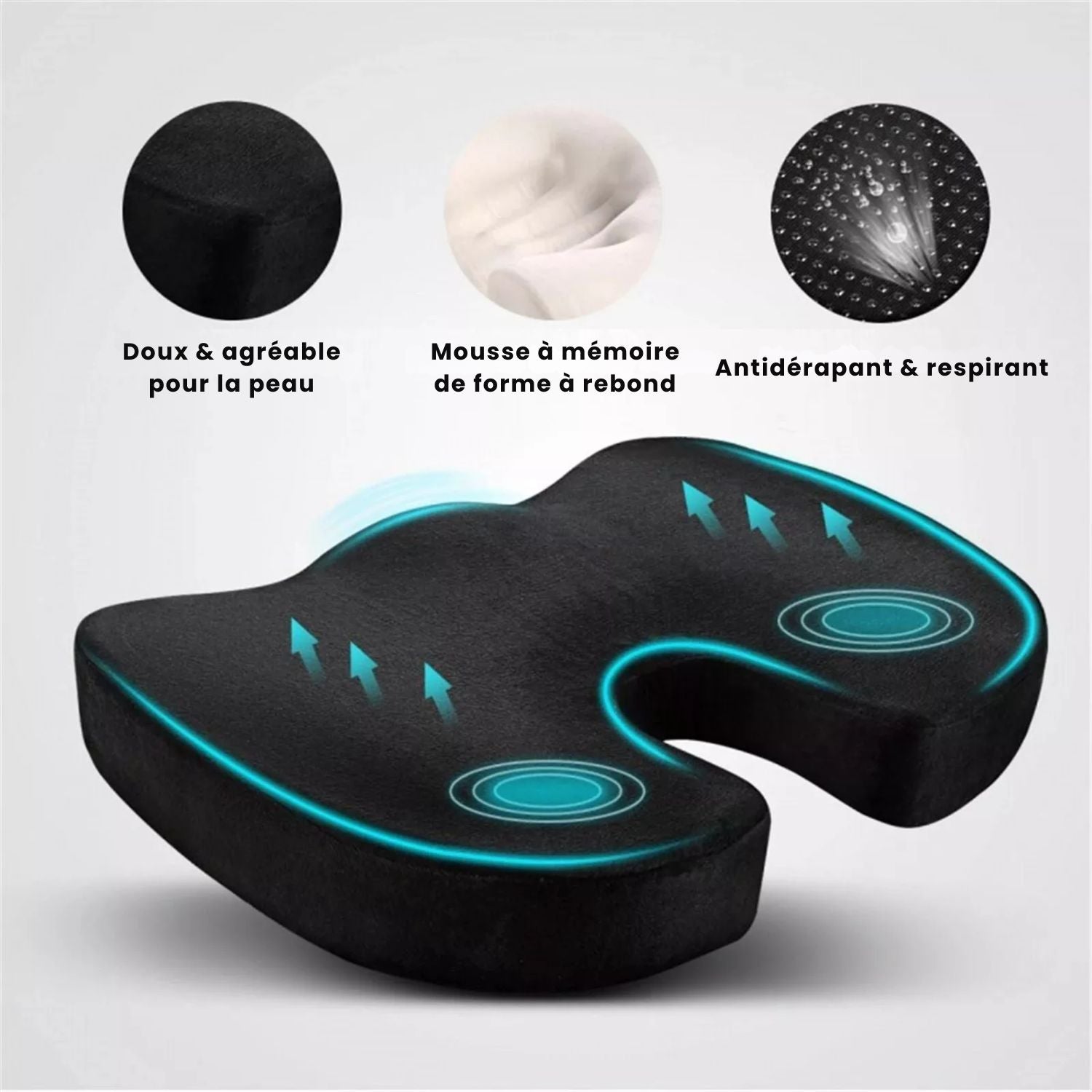 SpinaMax™ - Coussin de Soutien Dorsal + Oreiller Lombaire OFFERT